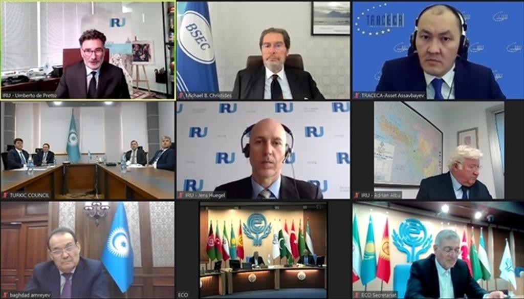 High-level Meeting of the Secretaries General of IRU, TRACECA, BSEC, Turkic Council, and ECO