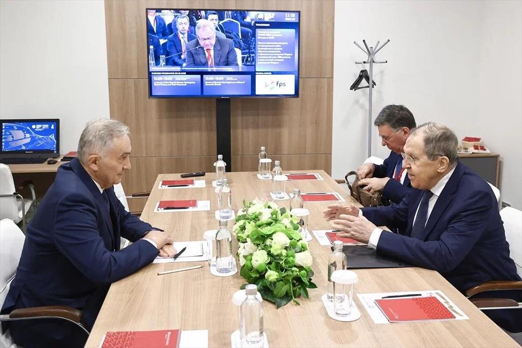 Meeting with the Russian Foreign Minister