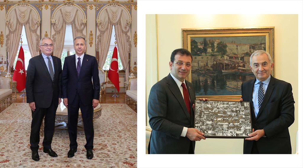 Courtesy visit of Amb. COMANESCU to the Istanbul Governor Mr. YERLIKAYA  and to the Mayor Mr. IMAMOGLU